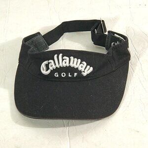 Callaway Adjustable Black Golf Golfing Cap Hat Visor